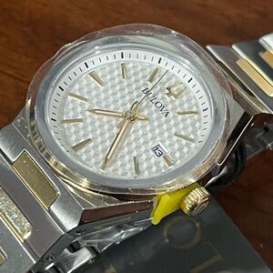 Bulova Ladies Two Tone Watch 98L323